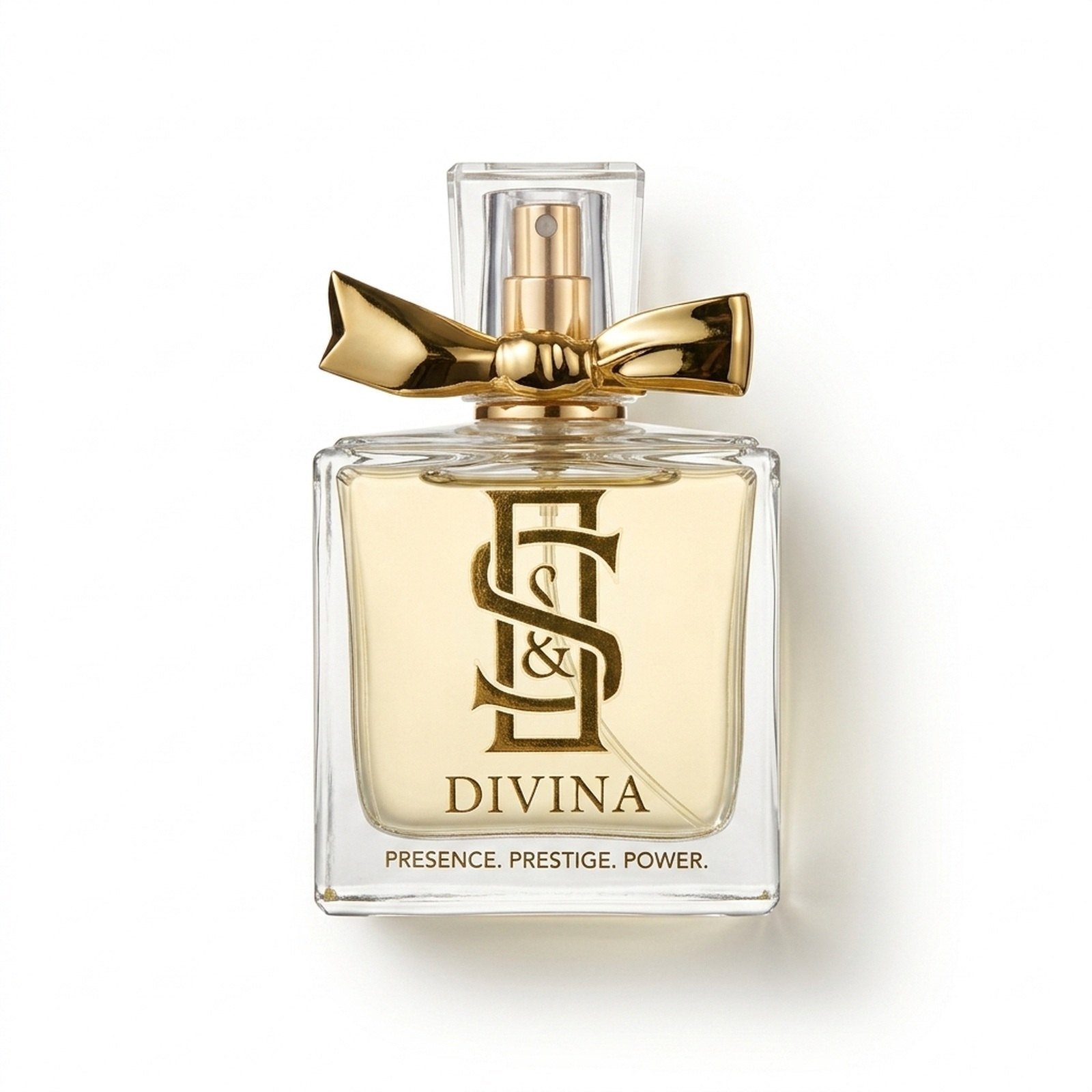 Divina Blanc Edition bottle, top view