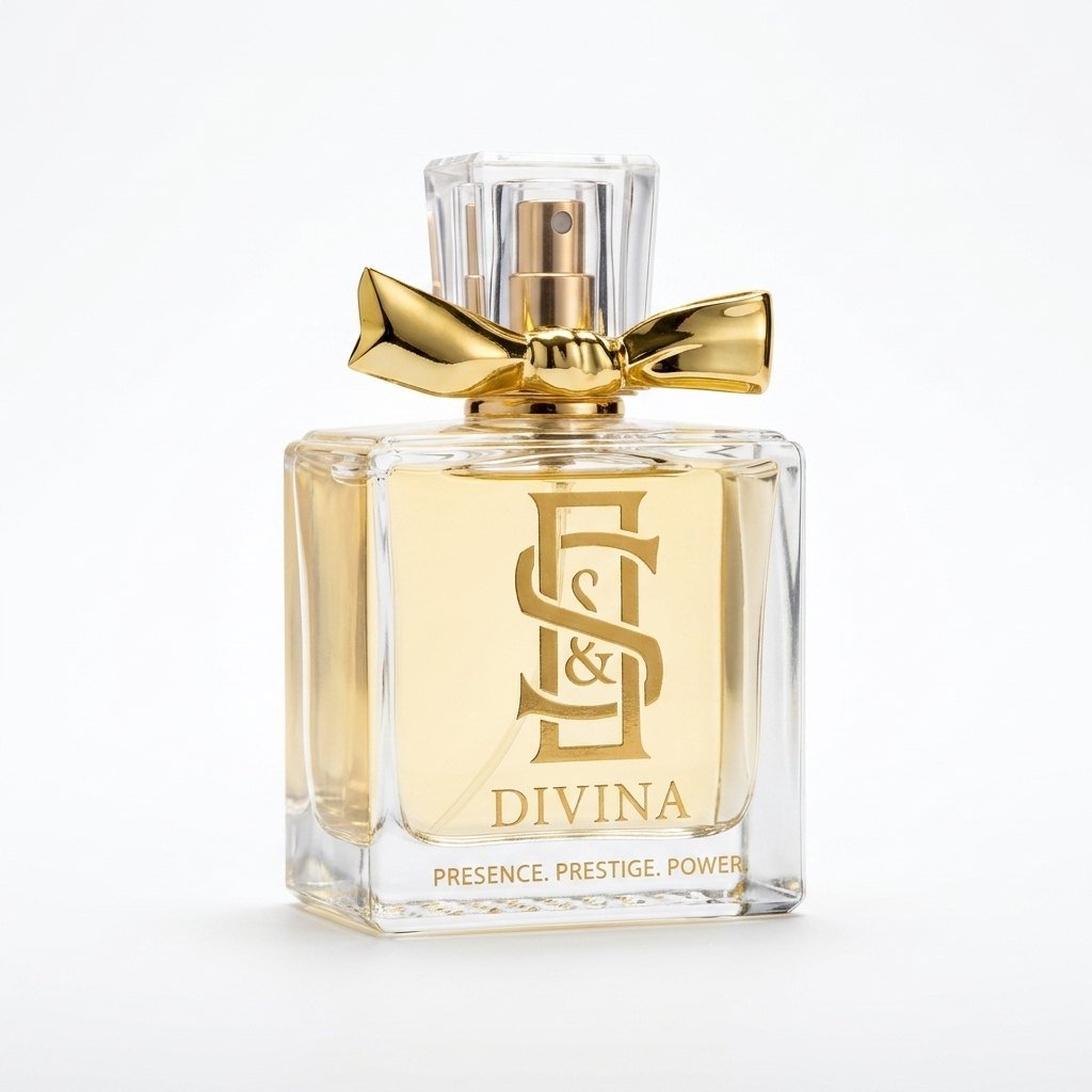 Divina Blanc Edition bottle, front view